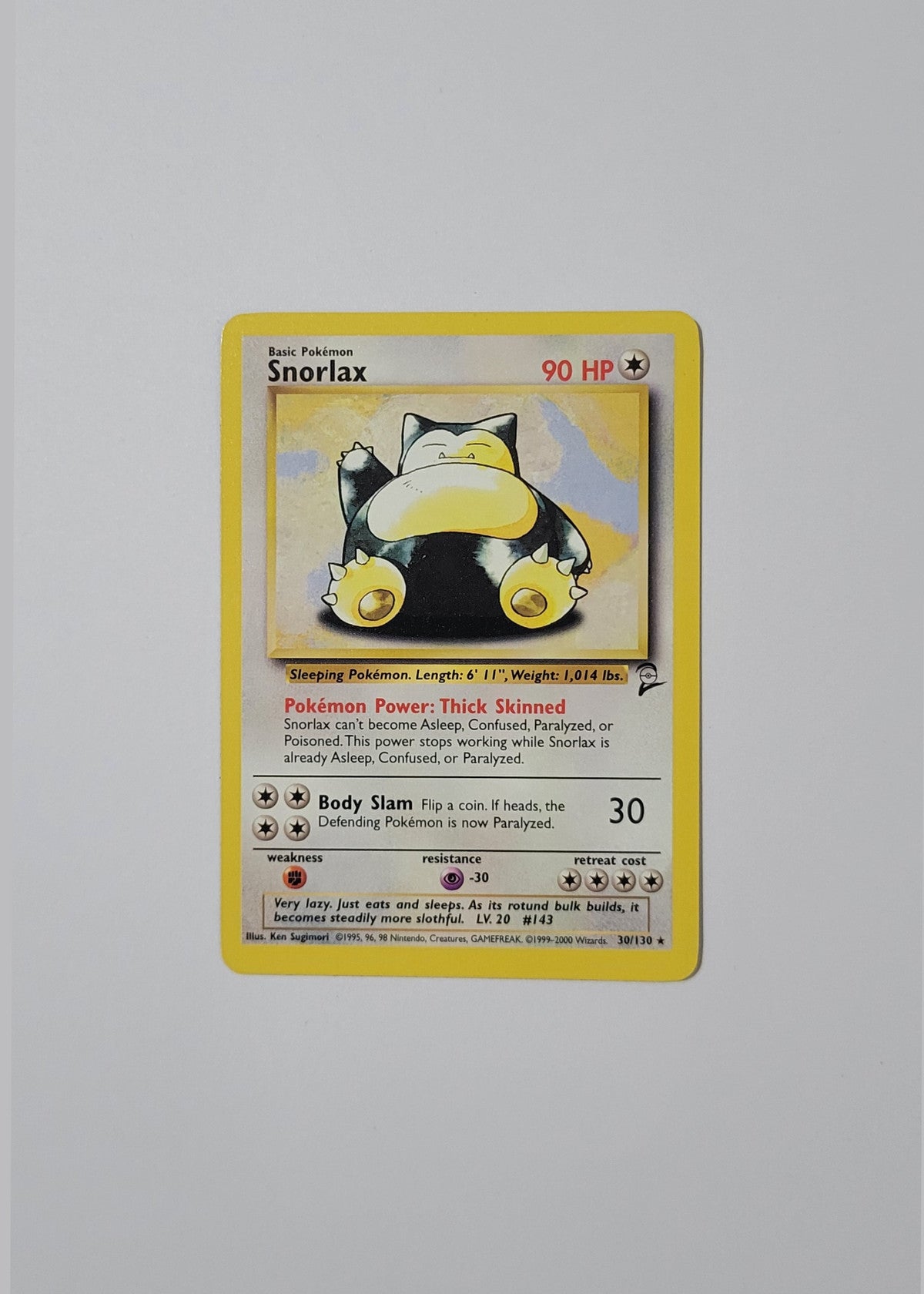 Snorlax 30/130 - Base Set 2