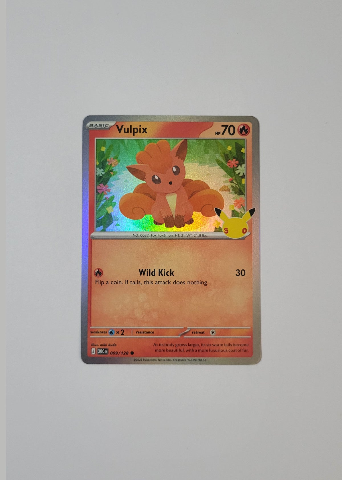 Vulpix 009/128 - 30th Celebration