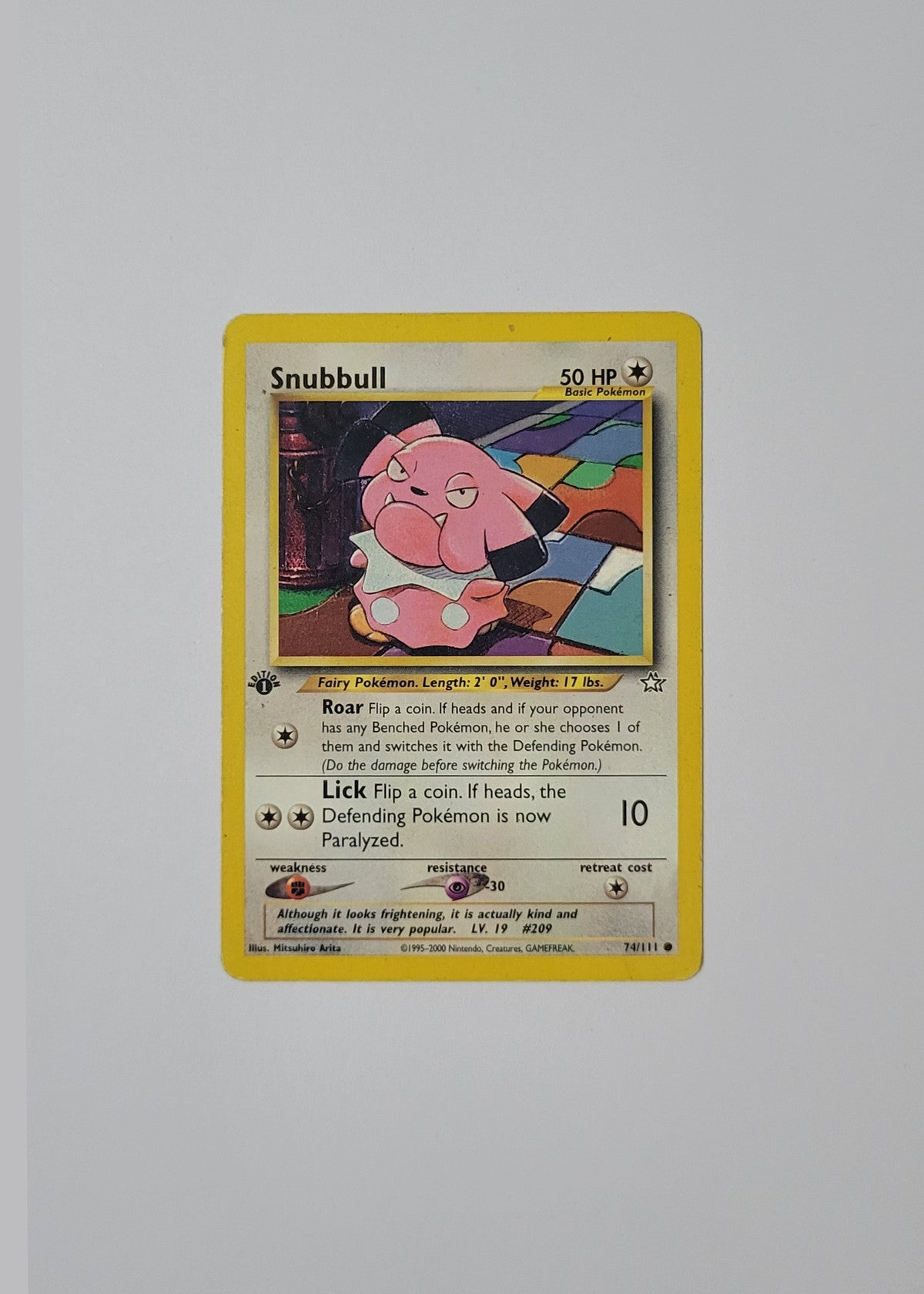 Snubbull 74/111 - Neo Genesis (1st Edition)