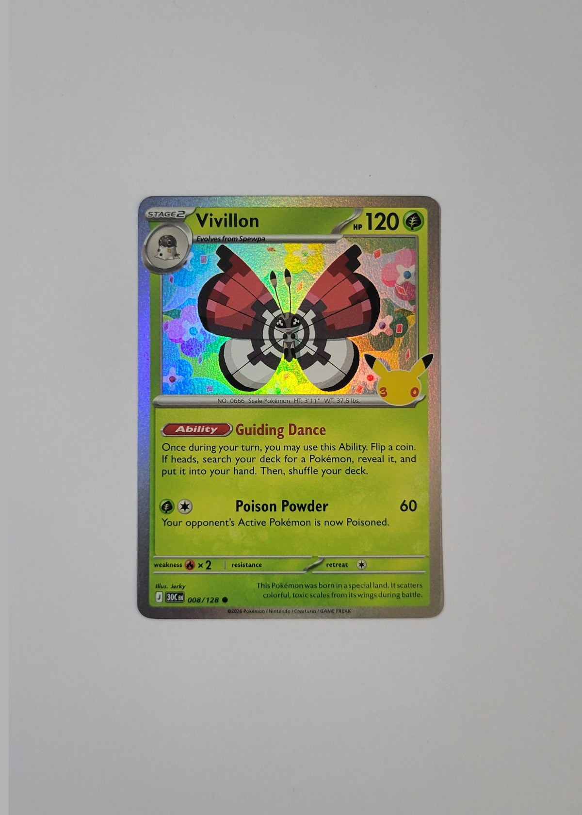 Vivillon 008/128 - 30th Celebration