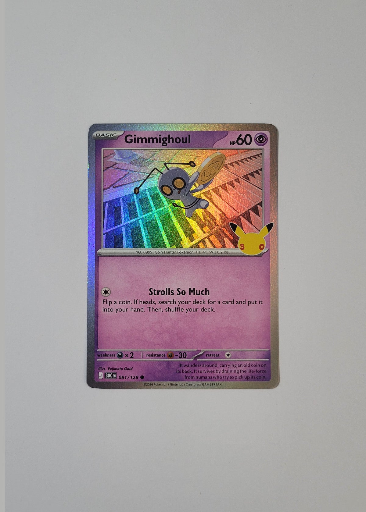 Gimmighoul 081/128 - 30th Celebration