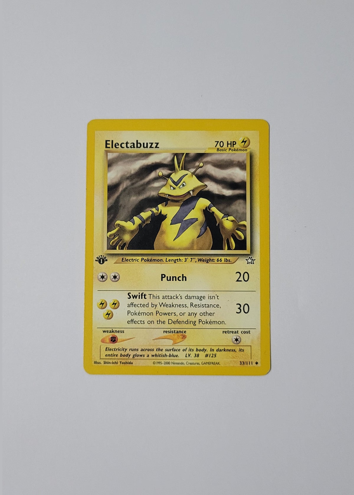 Electabuzz 33/111 - Neo Genesis (1st Edition)
