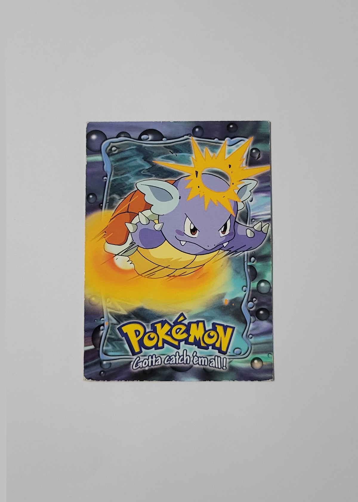Wartortle #E8 - Pokemon 1999 Topps Movie Evolution