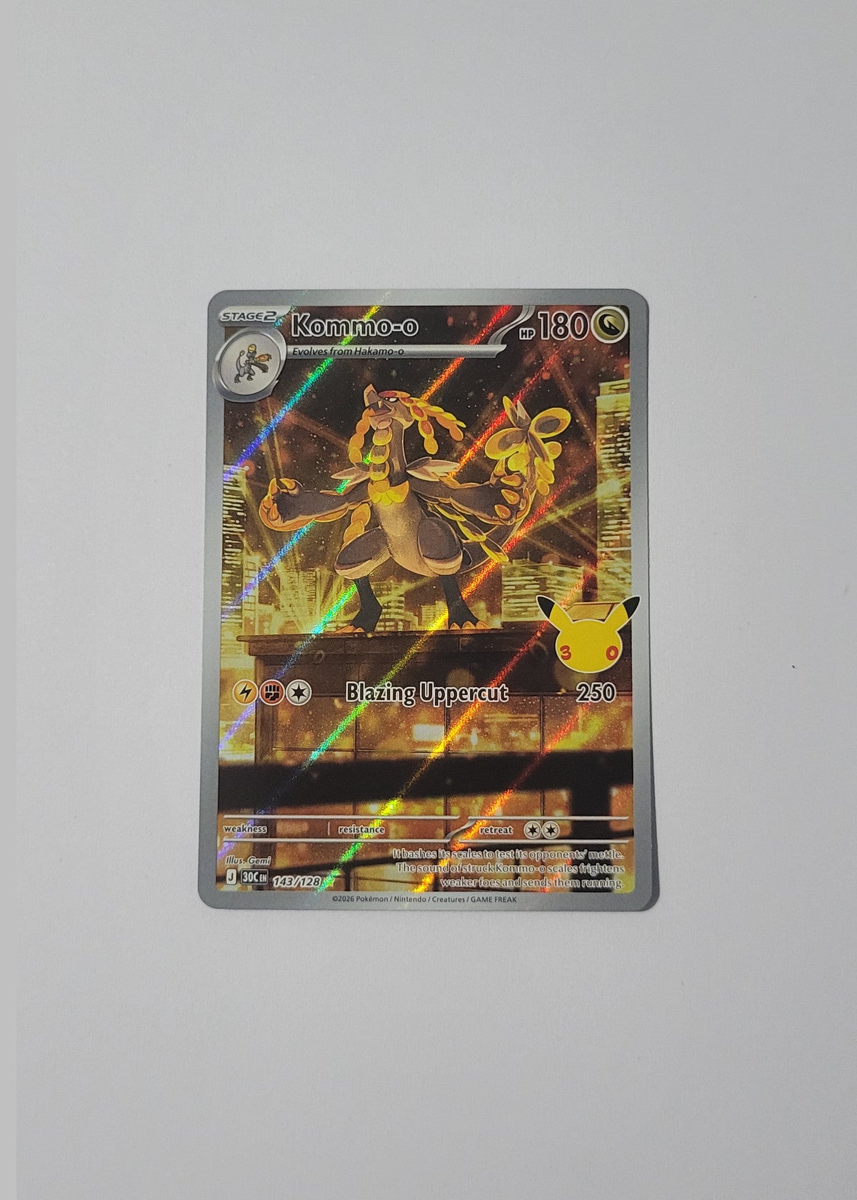 Kommo-o 143/128 - 30th Celebration