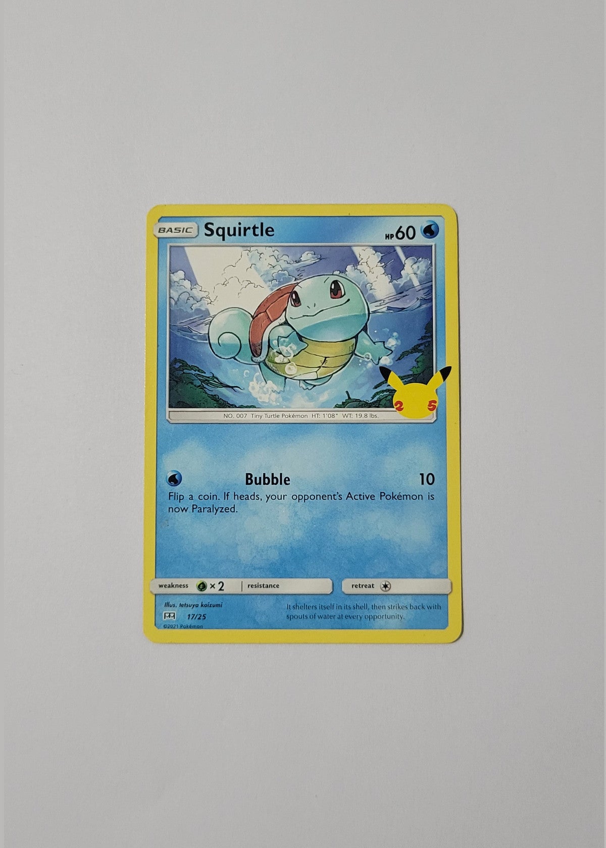 Squirtle 17/25 - McDonald's Promo 2021