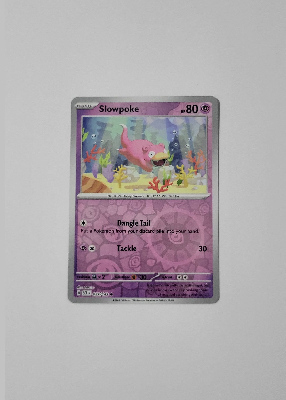 Slowpoke 057/142 (Reverse Holo) - Stellar Crown