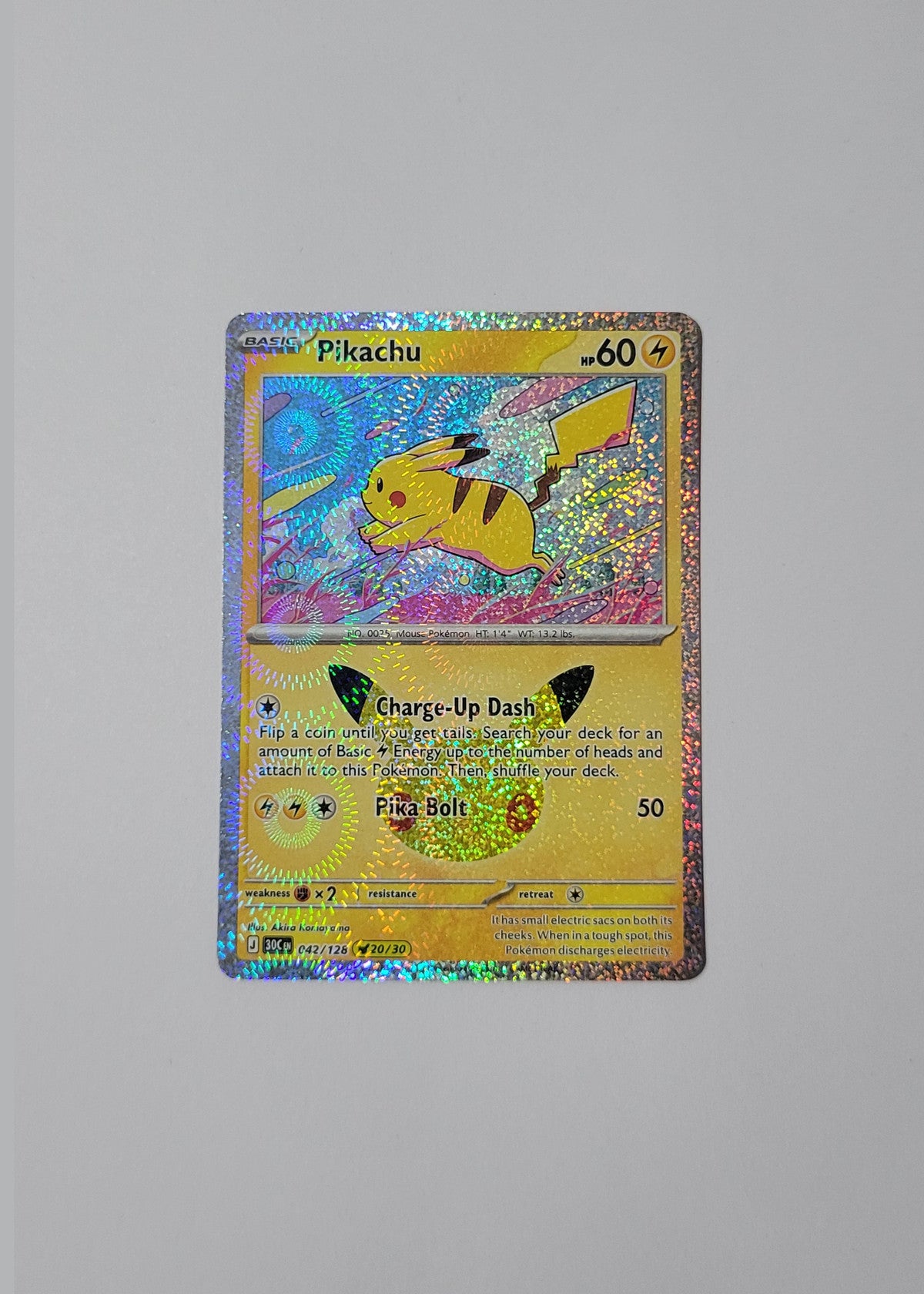 Pikachu 042/128 - 30th Celebration
