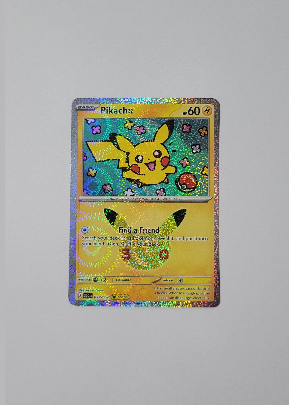 Pikachu 029/128 - 30th Celebration