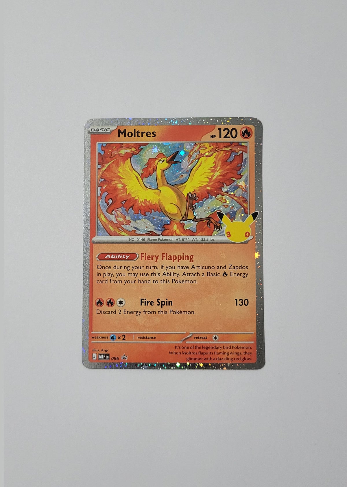 Moltres MEP096 - Black Star Promo