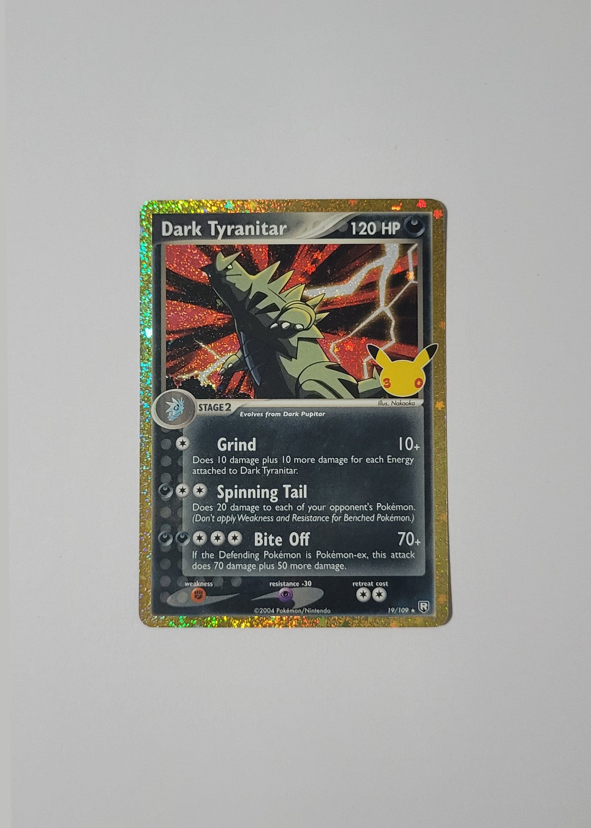 Dark Tyranitar 19/109 - 30th Celebration: Classic Collection