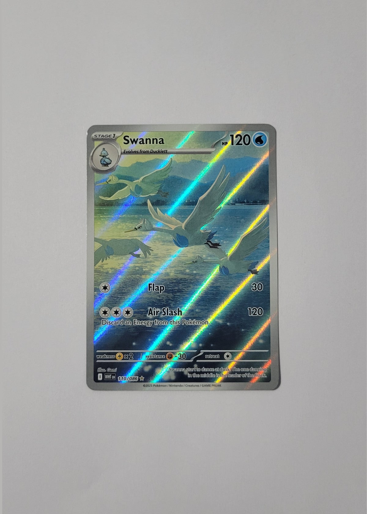 Swanna 110/086 - White Flare