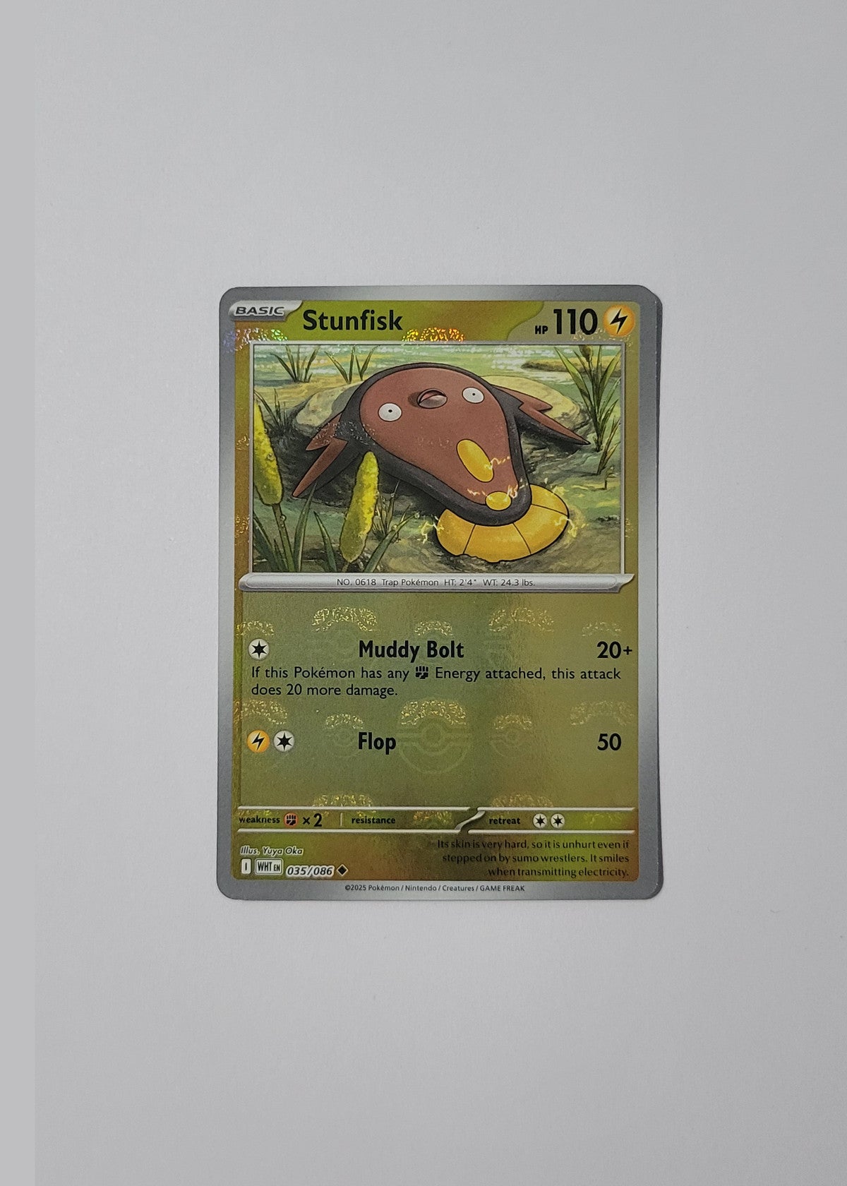 Stunfisk 035/086 (Master Ball) - White Flare