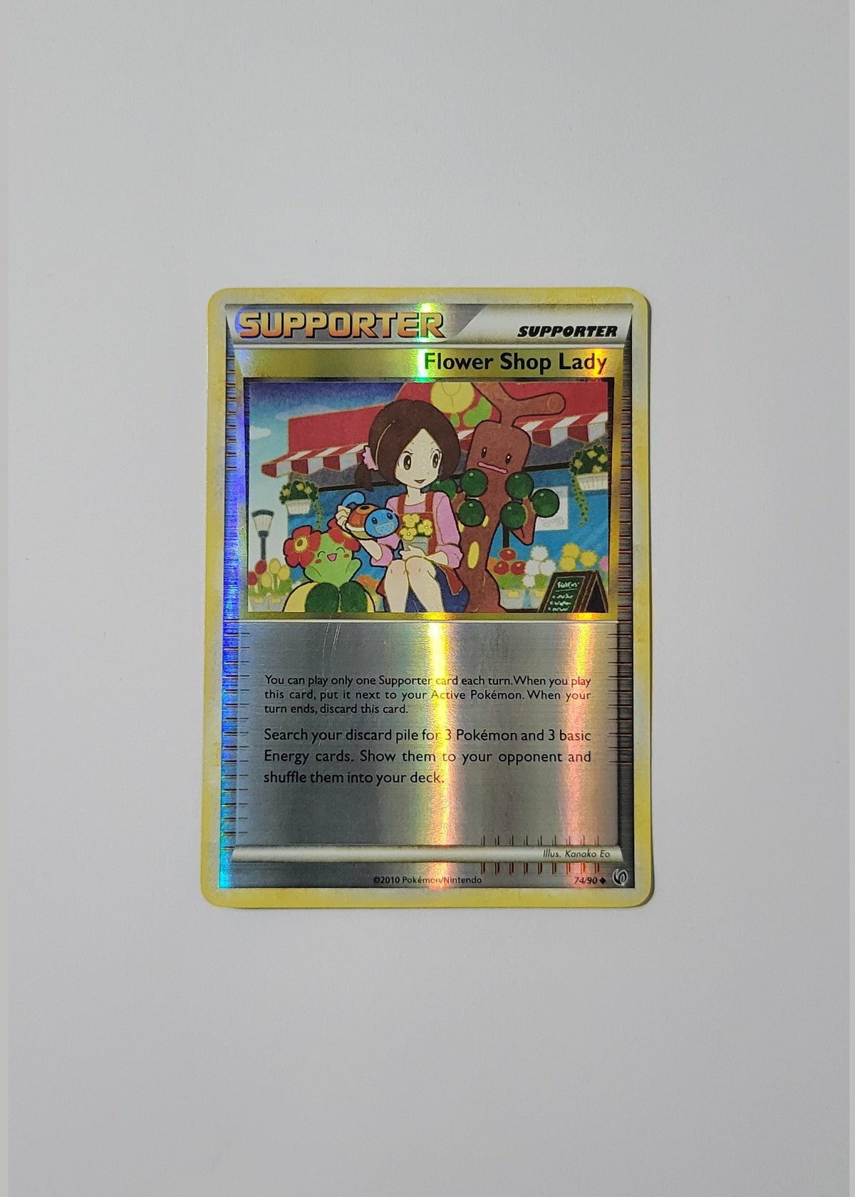 Flower Shop Lady 74/90 (Reverse Holo) - Undaunted