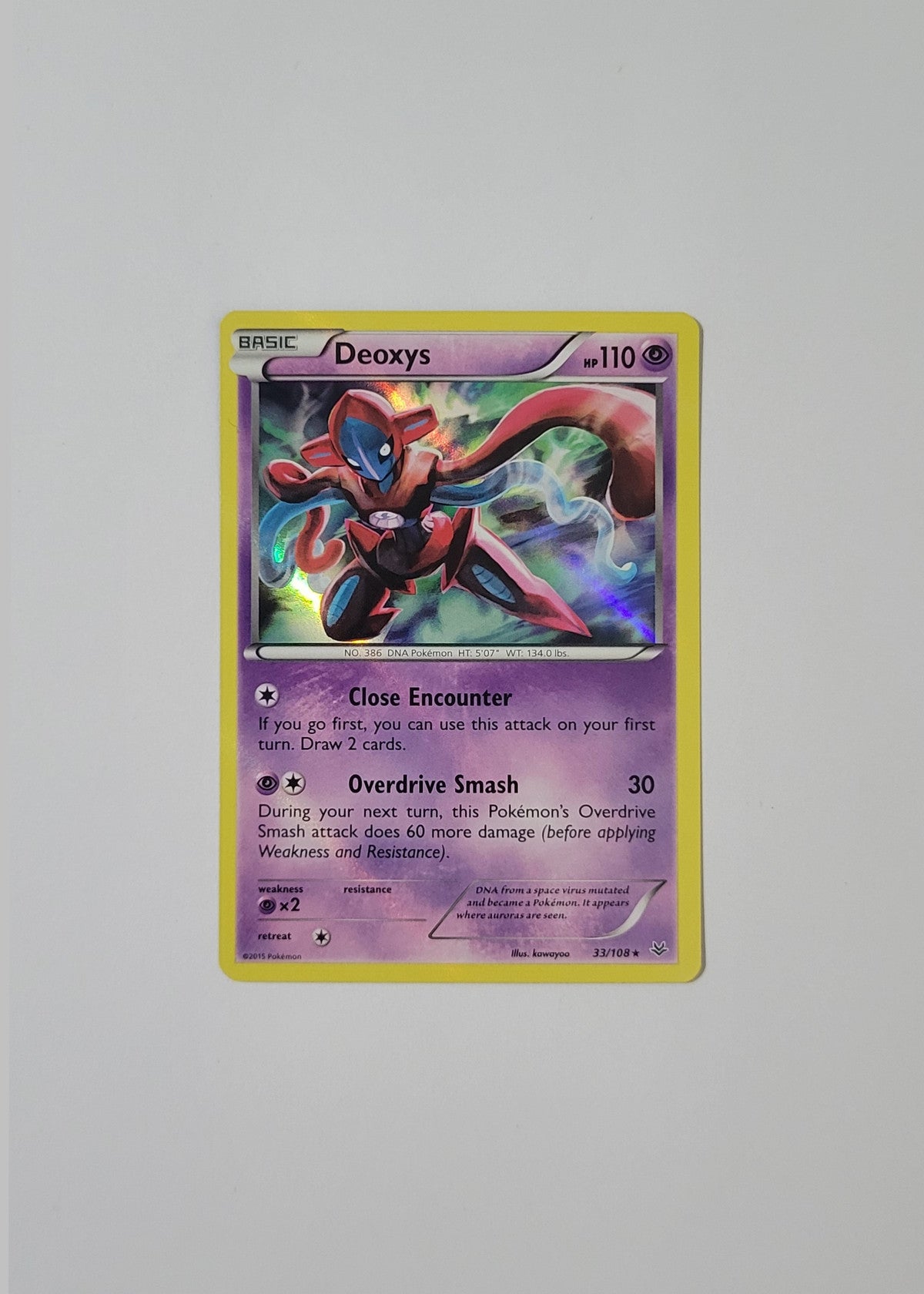 Deoxys 33/108 (Holo) - Roaring Skies