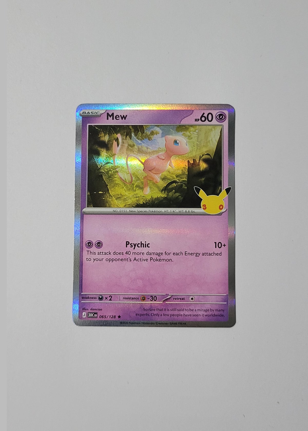 Mew 065/128 - 30th Celebration