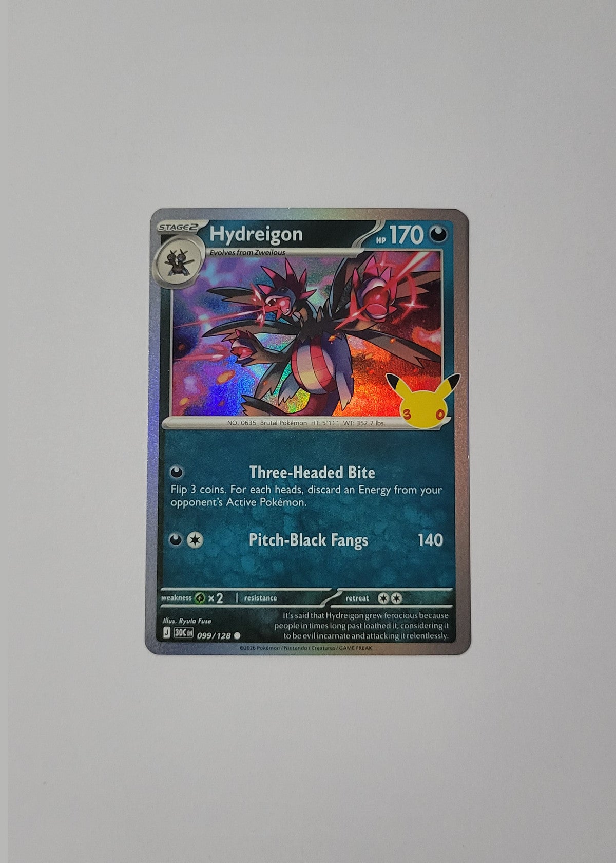 Hydreigon 099/128 - 30th Celebration