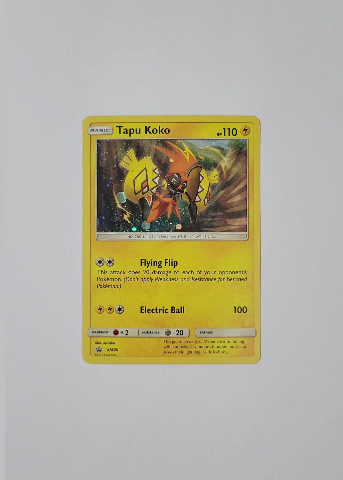 Tapu Koko SM30 - Black Star Promo