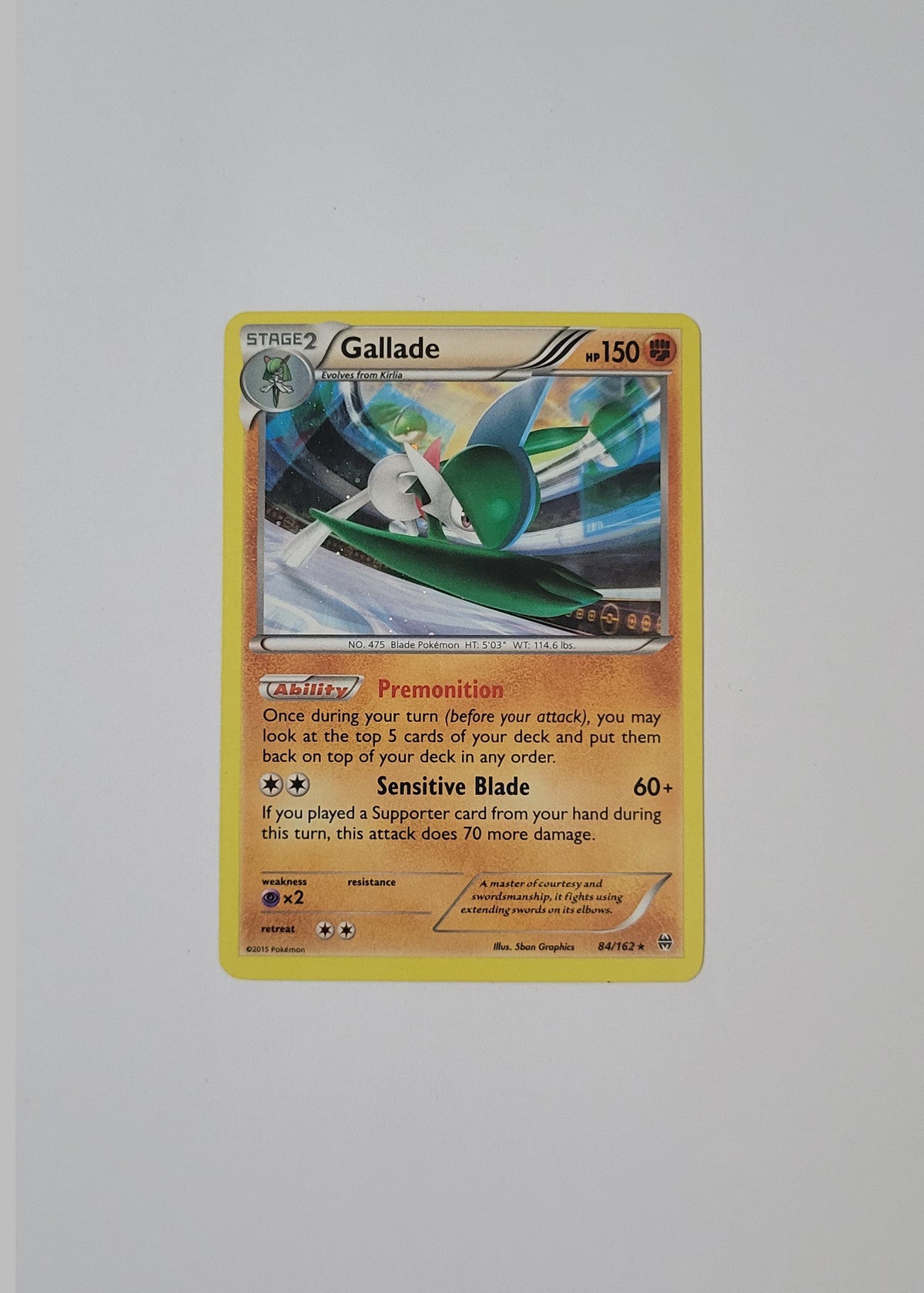 Gallade 84/162 (Cosmos Holo) - BREAKthrough