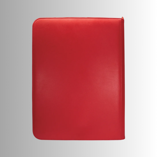 Ultra PRO Red Vivid 9-Pocket Zippered PRO-Binder