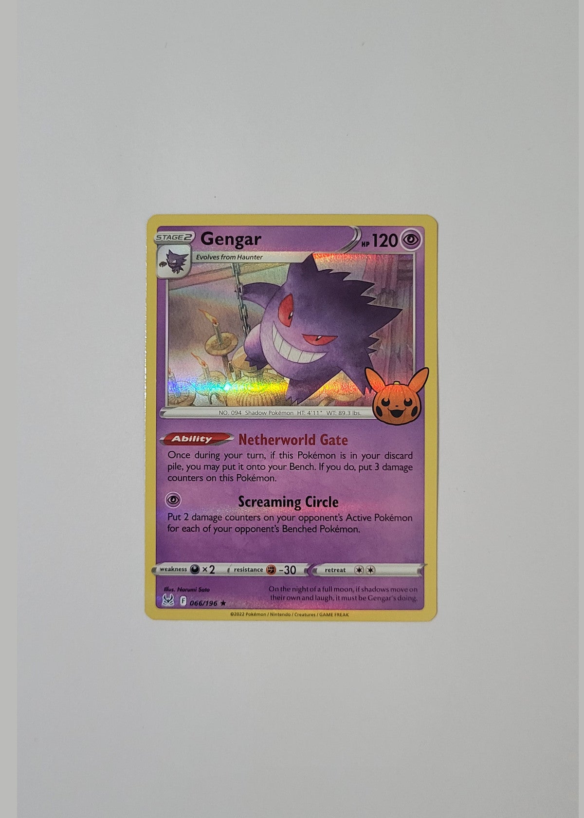 Gengar 066/196 - Trick or Trade 2023
