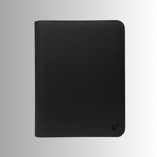 PATCHCRAFT Black 9-Pocket Zippered PRO-Binder