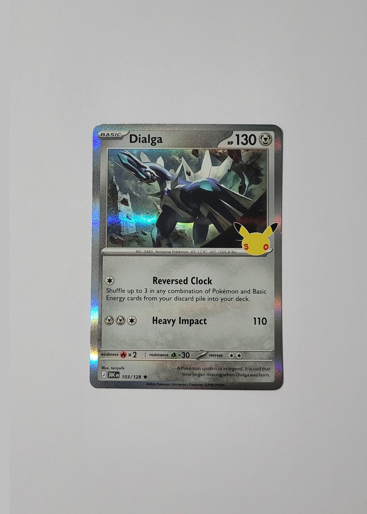 Dialga 103/128 - 30th Celebration