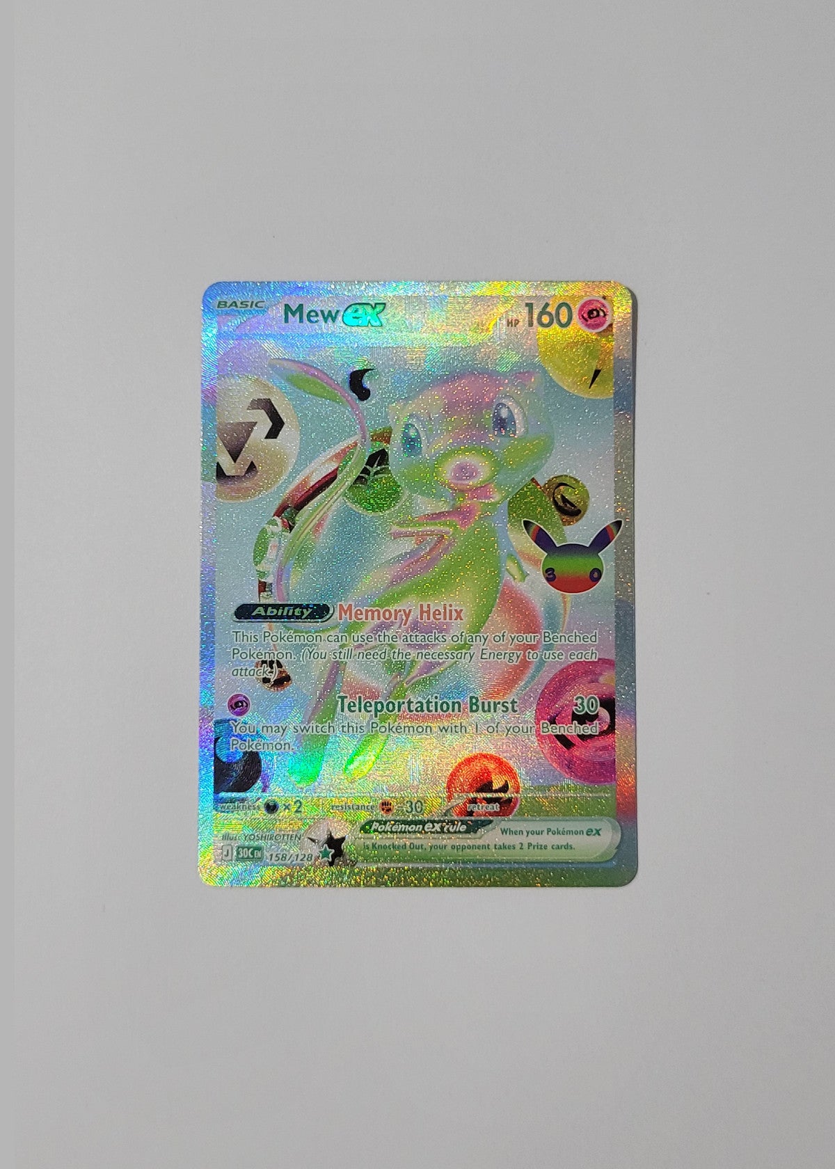 Mew ex 158/128 - 30th Celebration