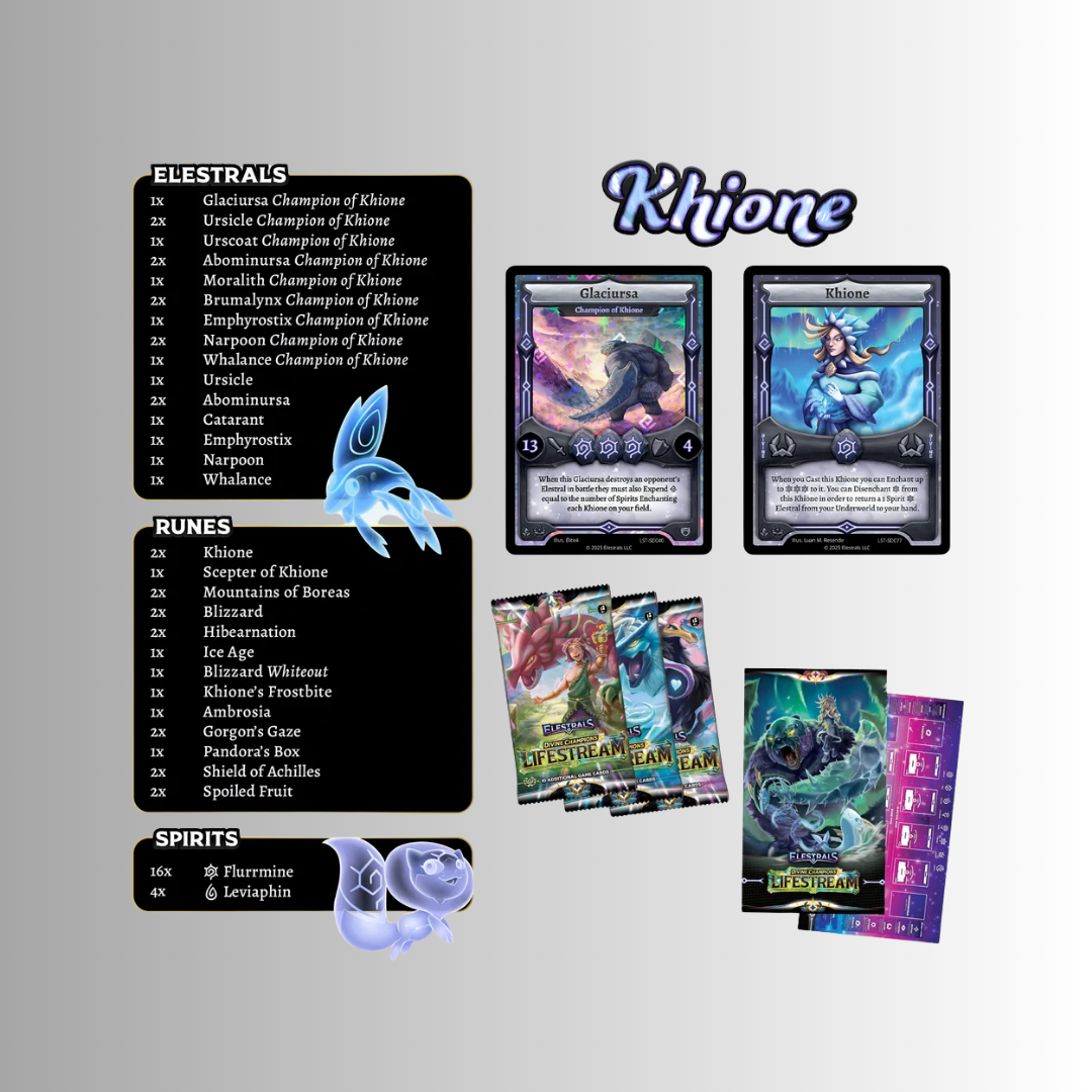 Elestrals TCG: Divine Champions - Lifestream Starter Deck (Khione)