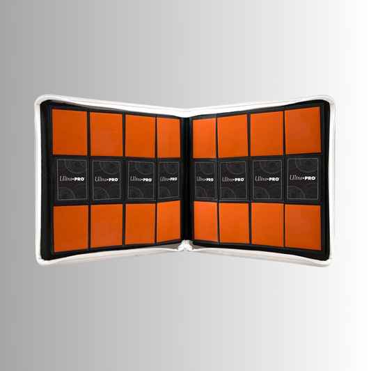 Ultra PRO White Vivid 12-Pocket Zippered PRO-Binder