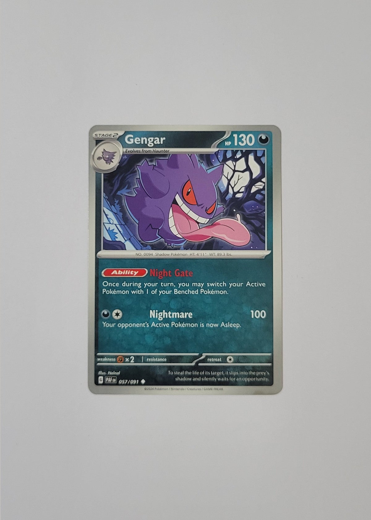 Gengar 057/091 - Paldean Fates