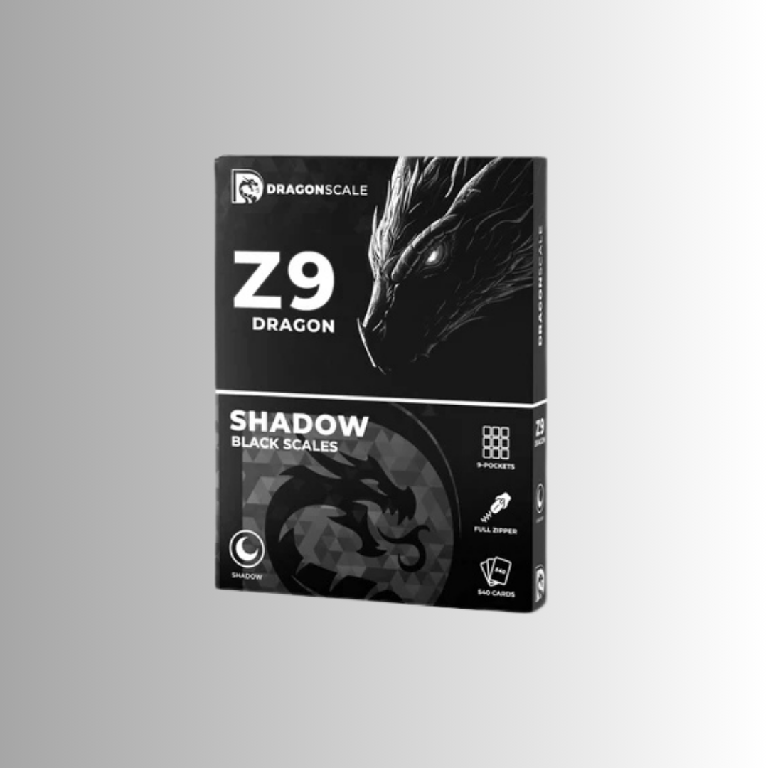 Dragonscale Z9: 9-Pocket Card Binder - Shadow Black
