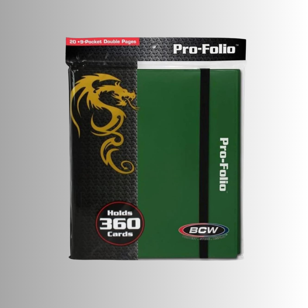 BCW Pro-Folio 9-Pocket Card Album - Green