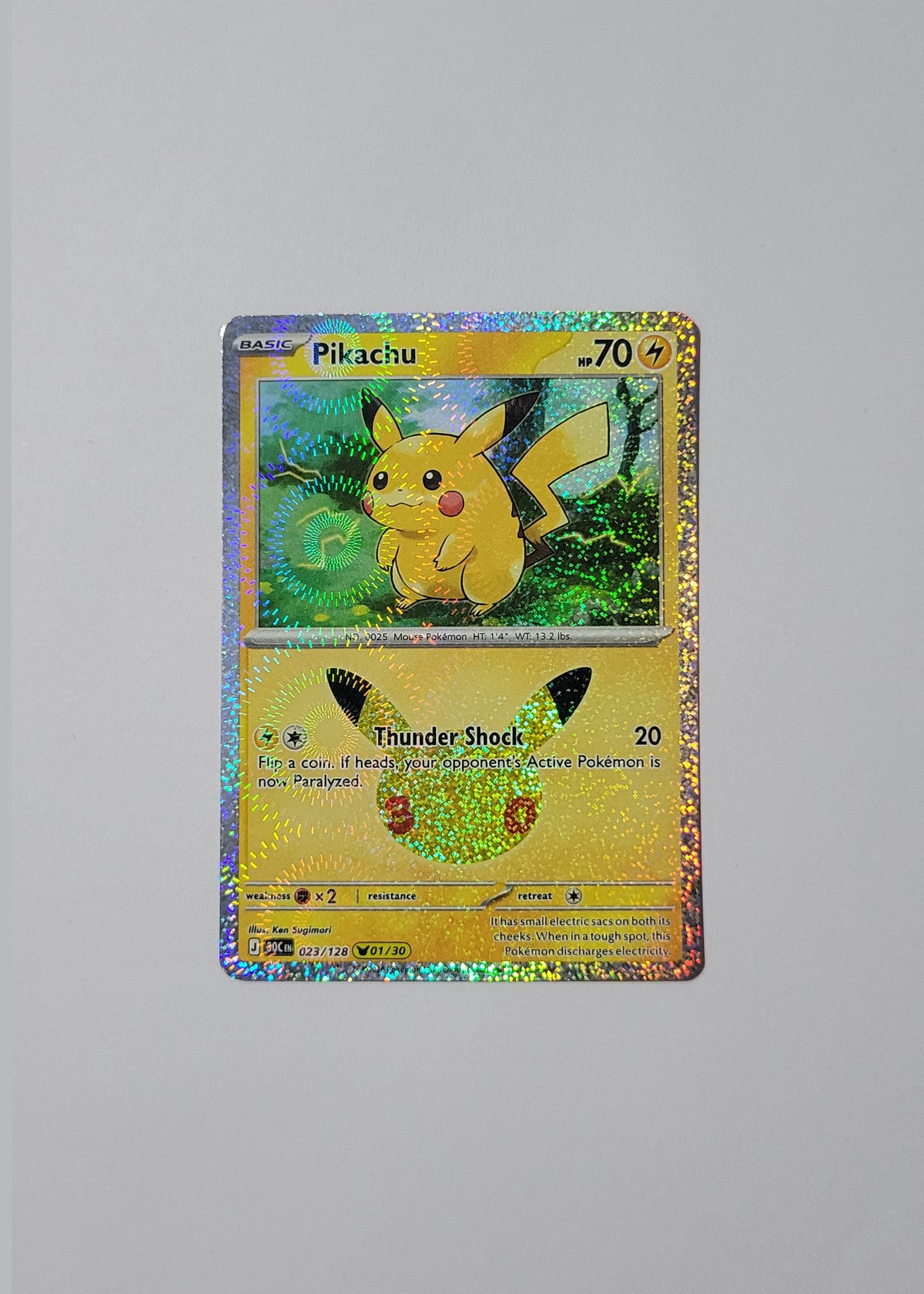 Pikachu 023/128 (01/30) - 30th Celebration