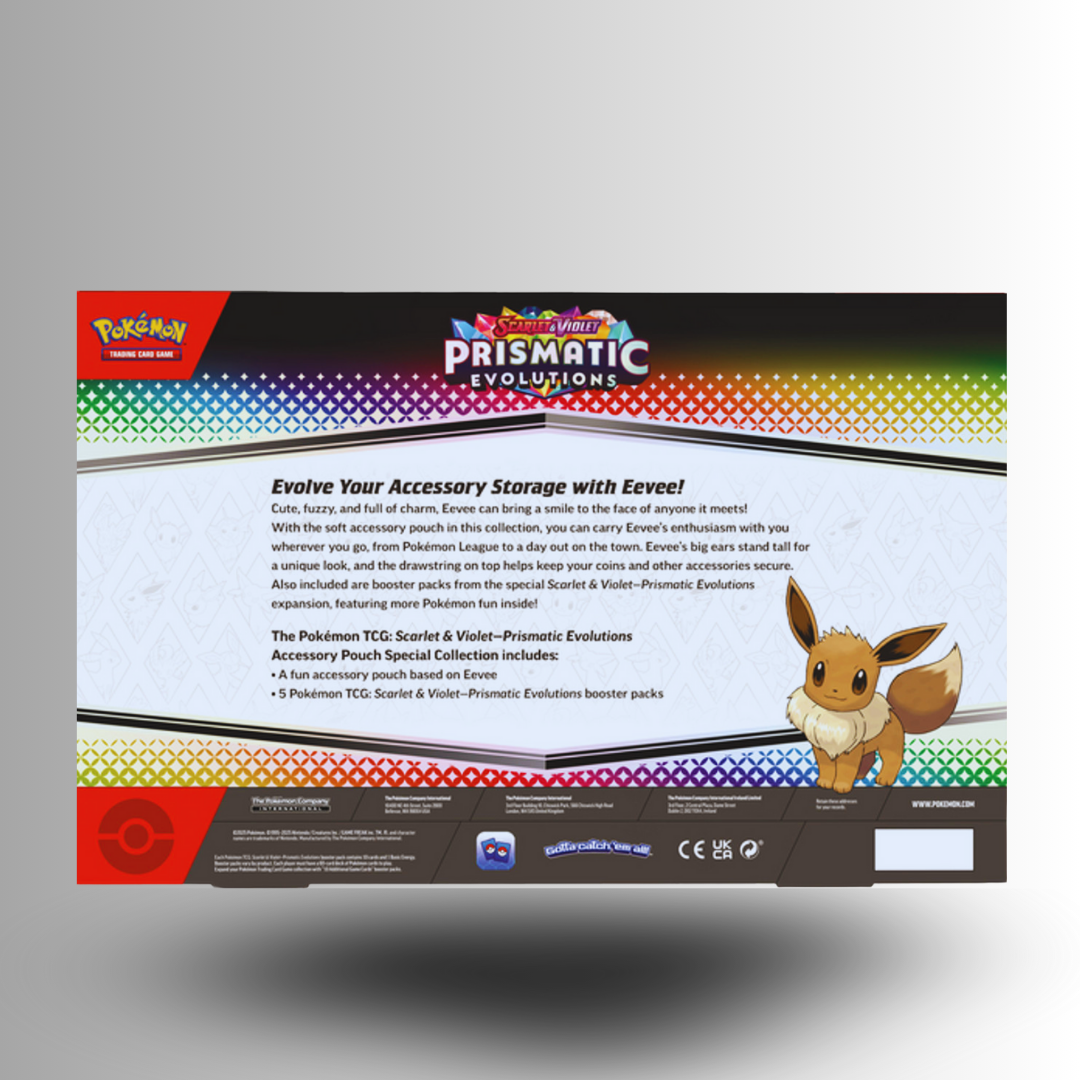 Prismatic Evolutions Accessory Pouch Special Collection