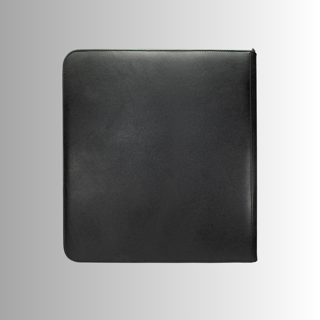 Ultra PRO Black Vivid 12-Pocket Zippered PRO-Binder