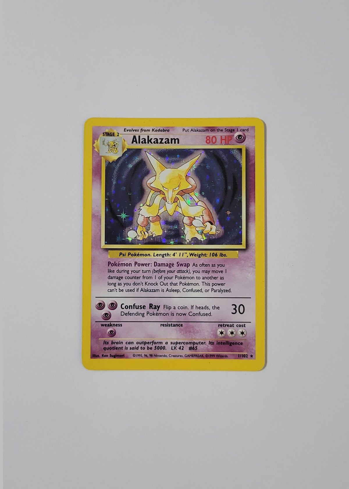 Alakazam 1/102 (Holo) - Base Set