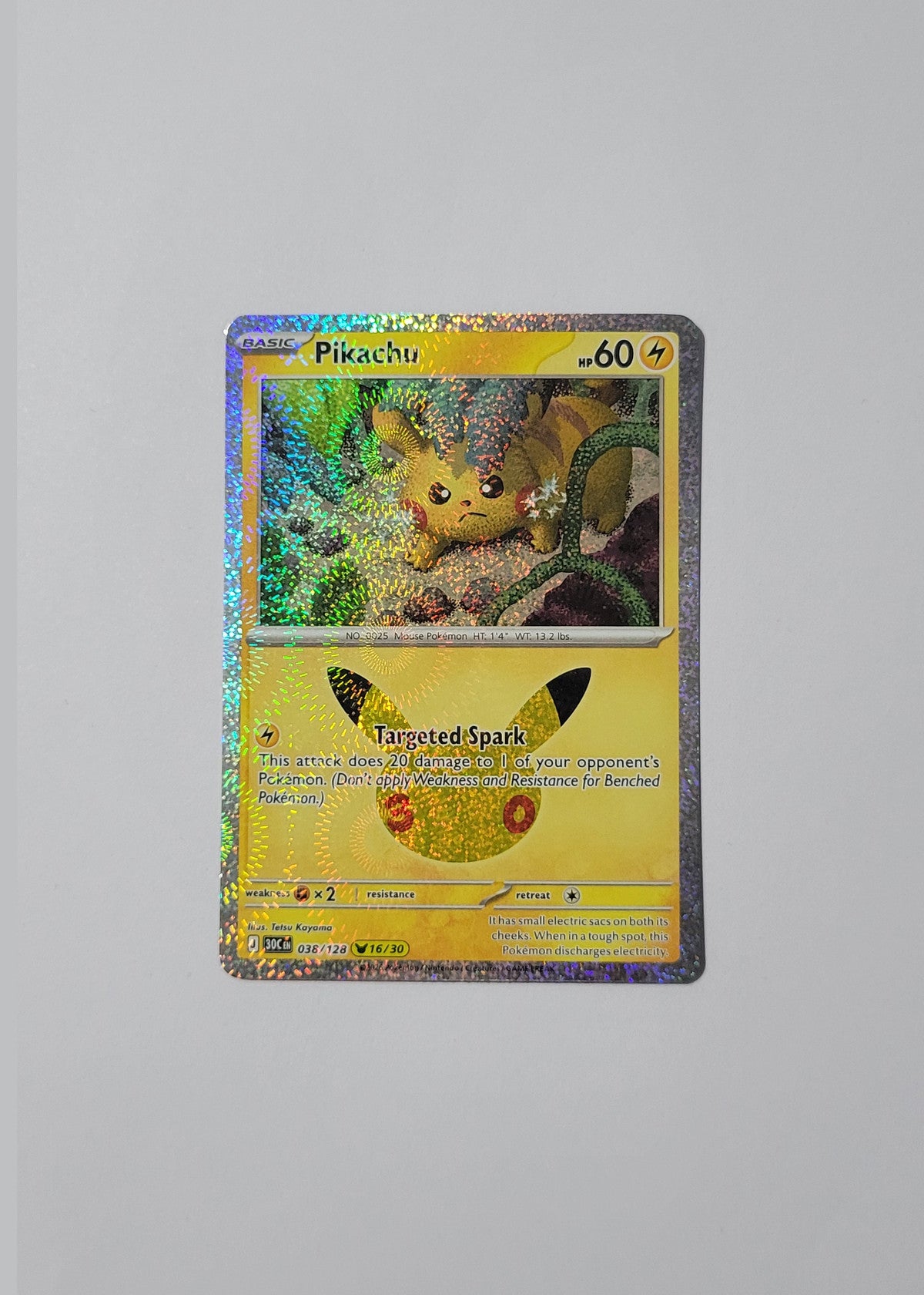 Pikachu 038/128 (16/30) - 30th Celebration