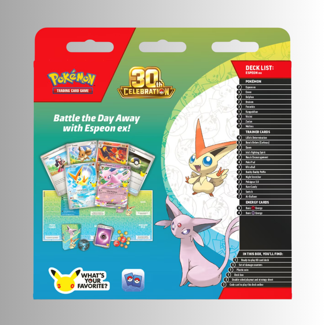 Pokémon TCG: 30th Celebration Battle Deck (Styles May Vary)