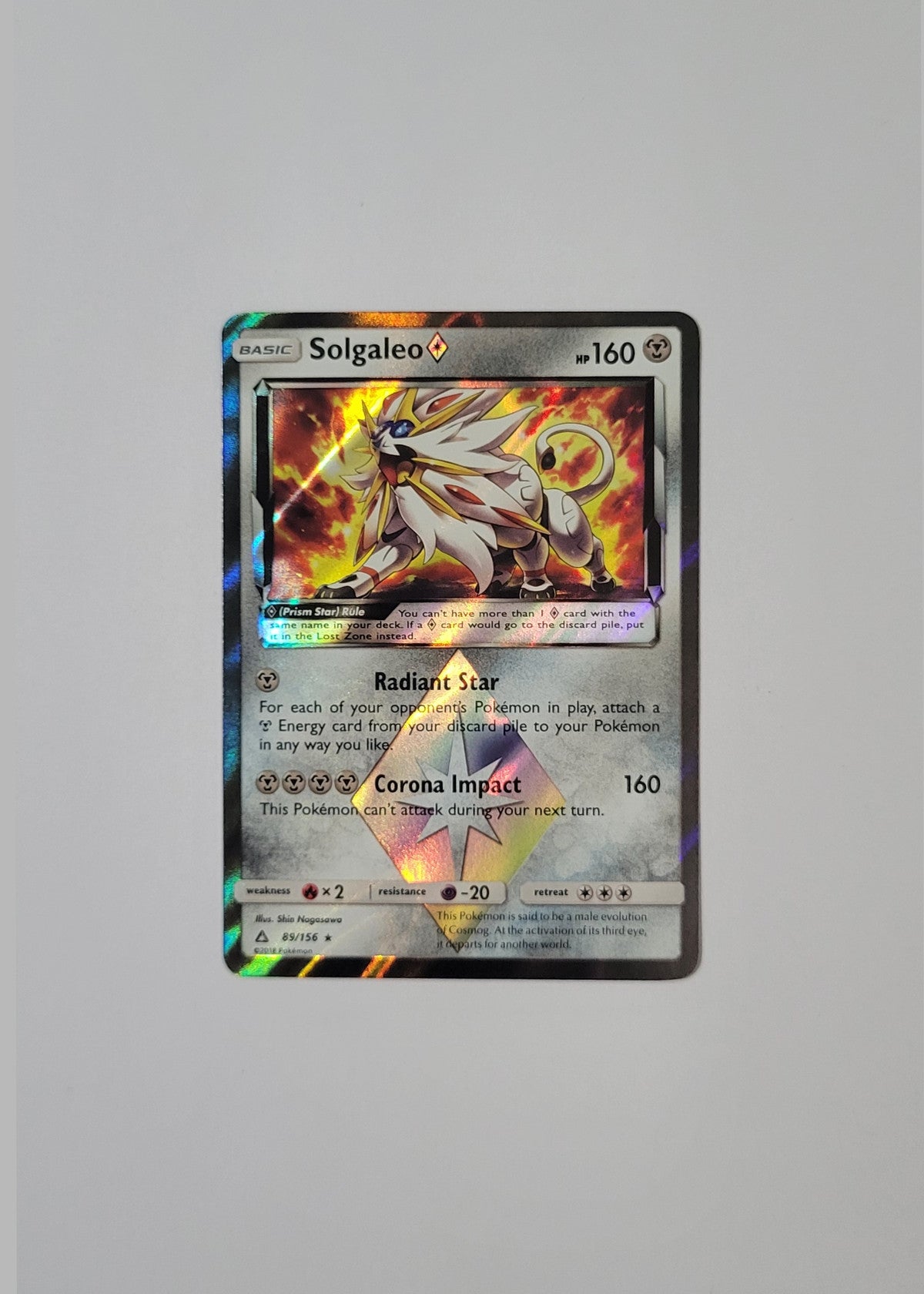 Solgaleo 89/156 (Prism Star) - Ultra Prism