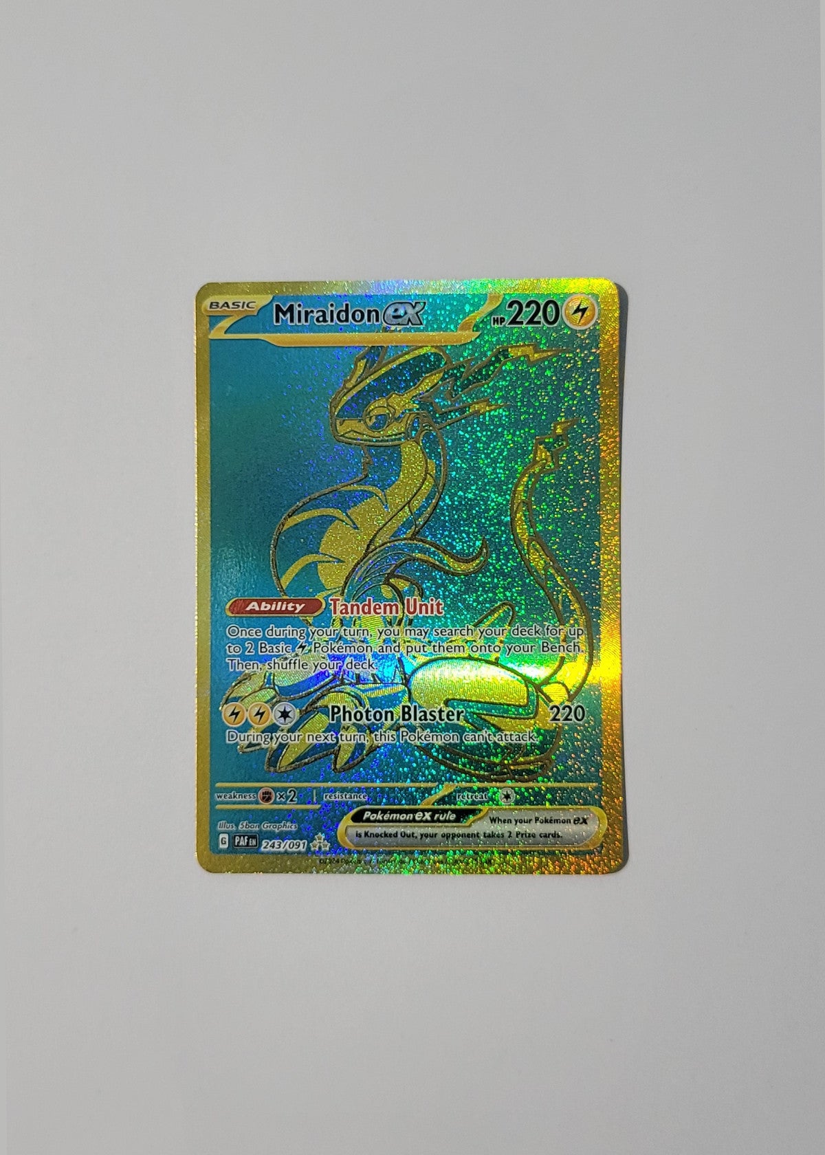 Miraidon ex 243/091 - Paldean Fates