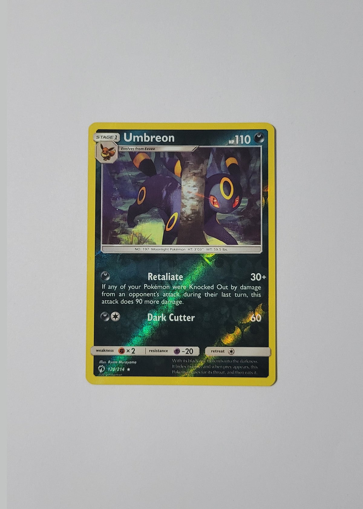 Umbreon 120/214 (Reverse Holo) - Lost Thunder
