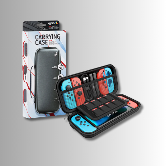 XYAB Black Hard Shell Travel Carrying Case - Nintendo Switch