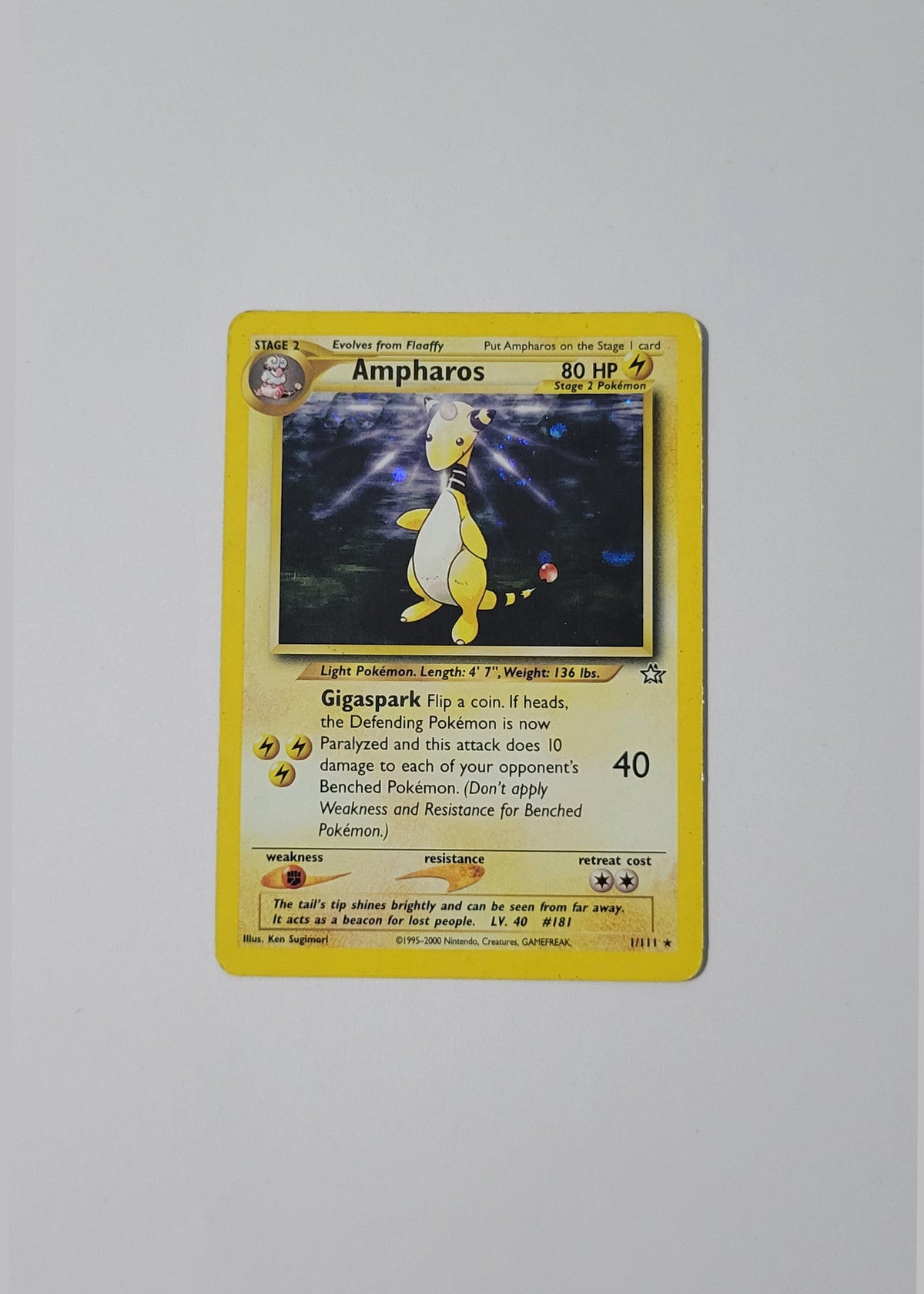 Ampharos 1/111 - Neo Genesis