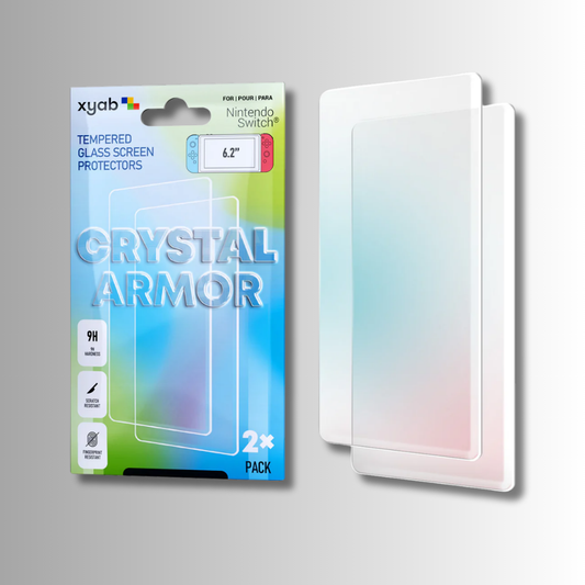 XYAB Tempered Glass Screen Protector (2-Pack) - Nintendo Switch