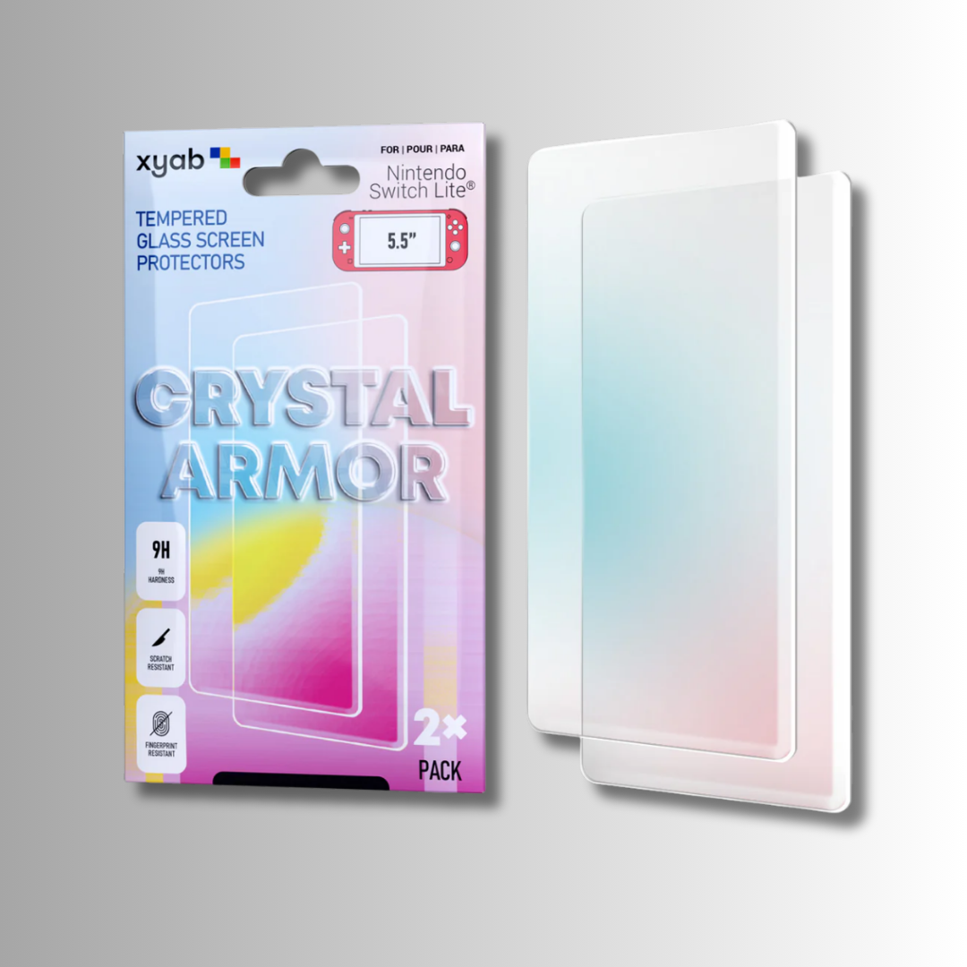 XYAB Tempered Glass Screen Protector (2-Pack) - Nintendo Switch Lite