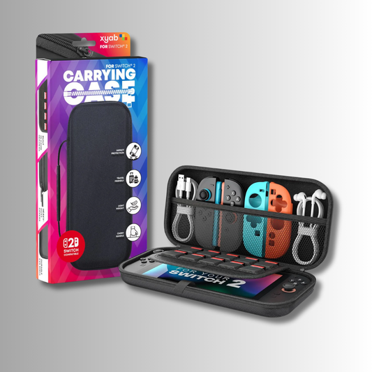 XYAB Black Hard Shell Travel Carrying Case - Nintendo Switch 2
