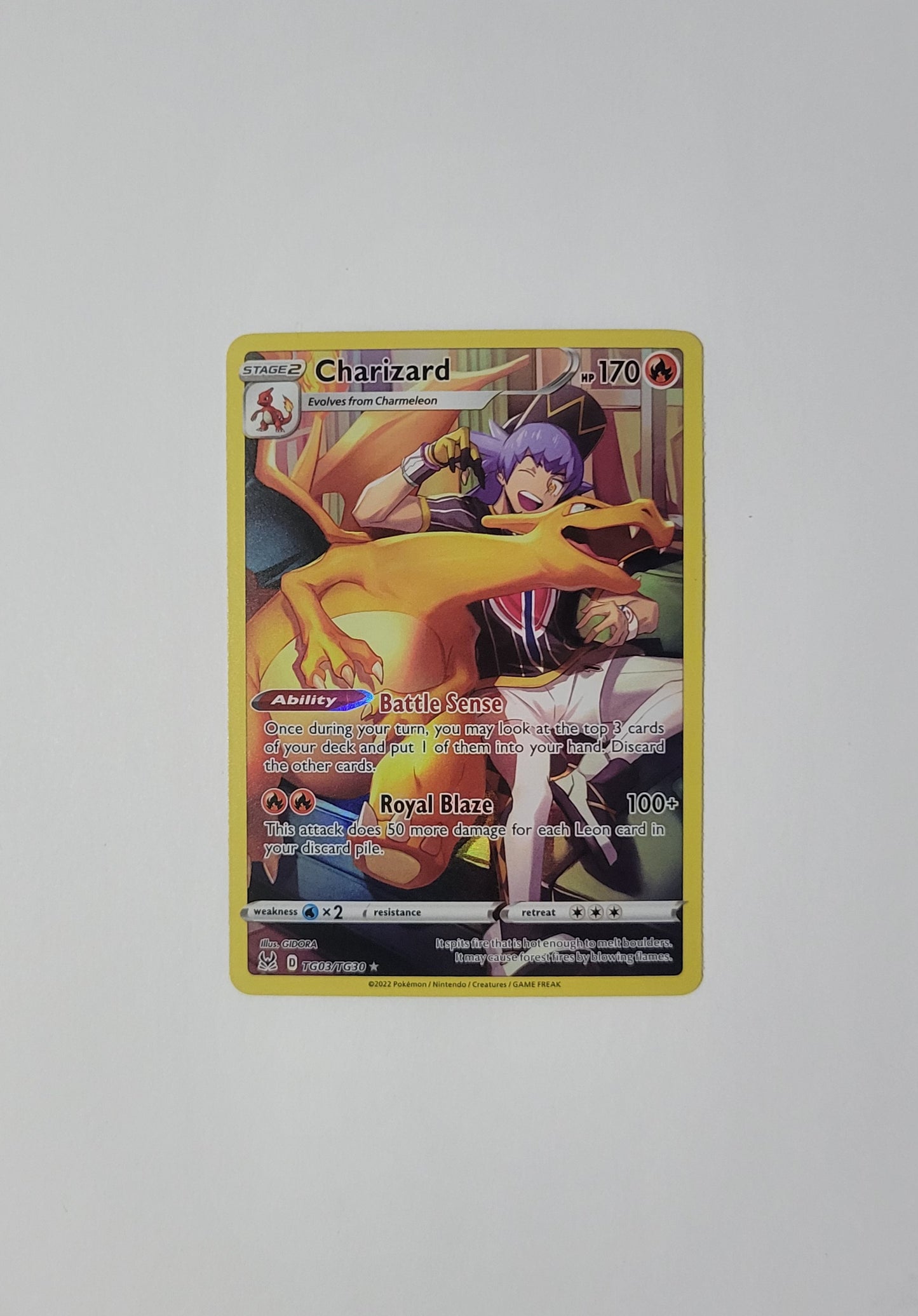 Charizard TG03/TG30 - Lost Origin: Trainer Gallery
