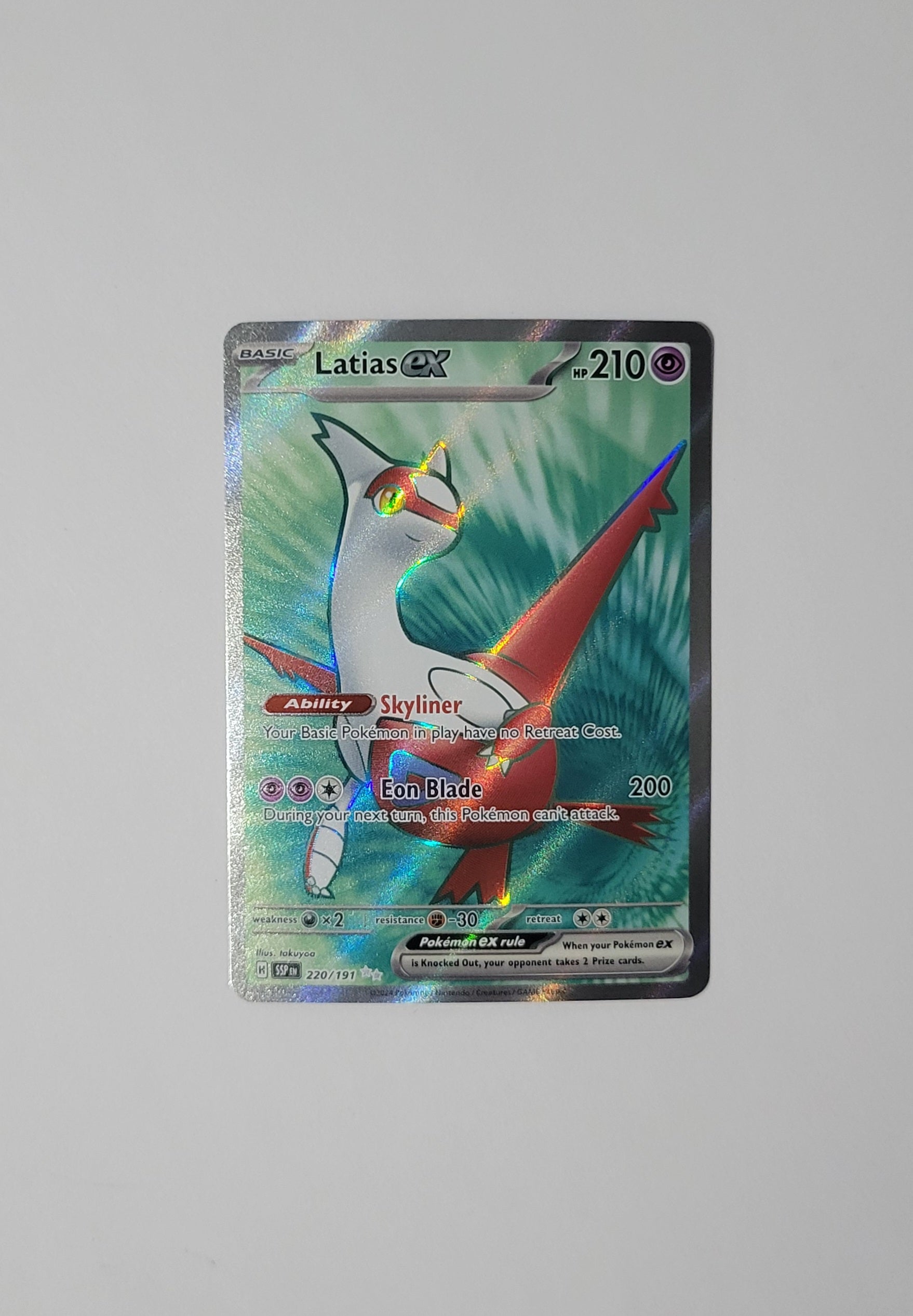 Latias ex 220/191 - Surging Sparks Level Up Games Latias ex 220/191 - Surging Sparks Level Up Games