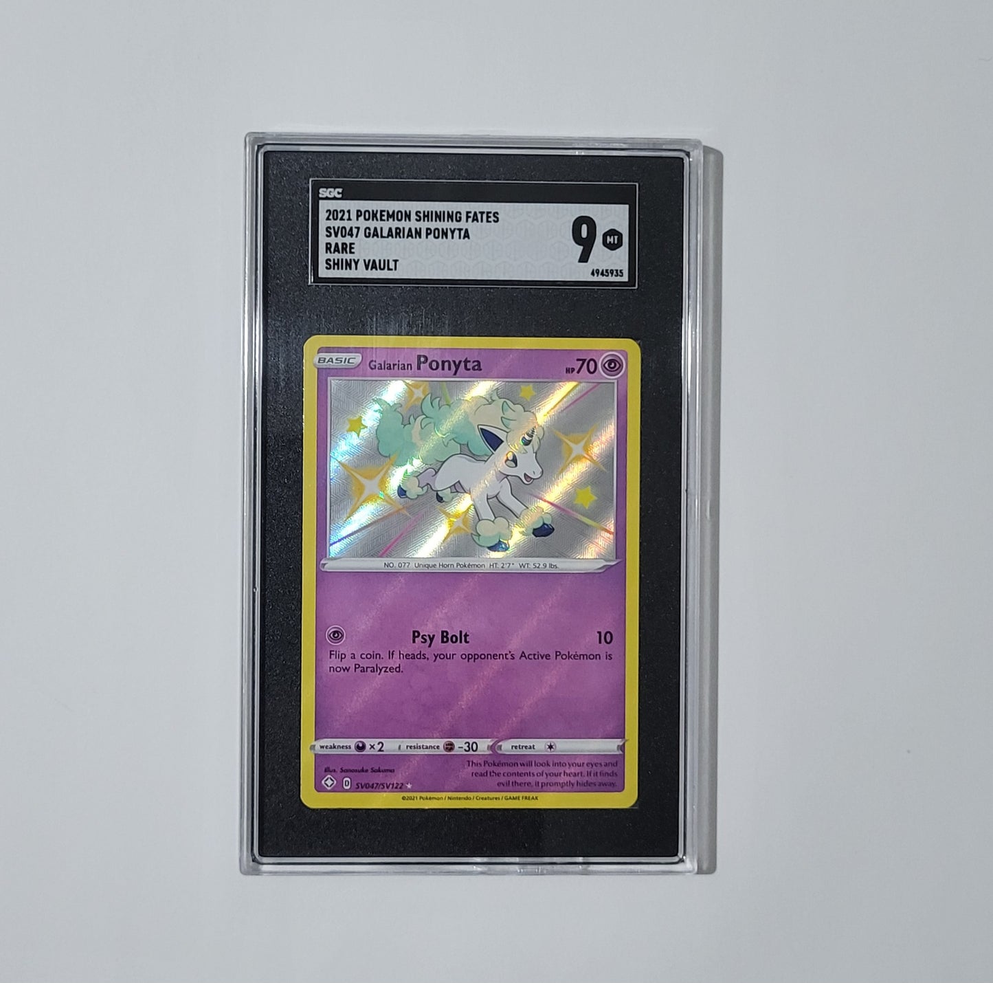 Galarian Ponyta SV047/SV122 - Shining Fates: Shiny Vault- SGC 9