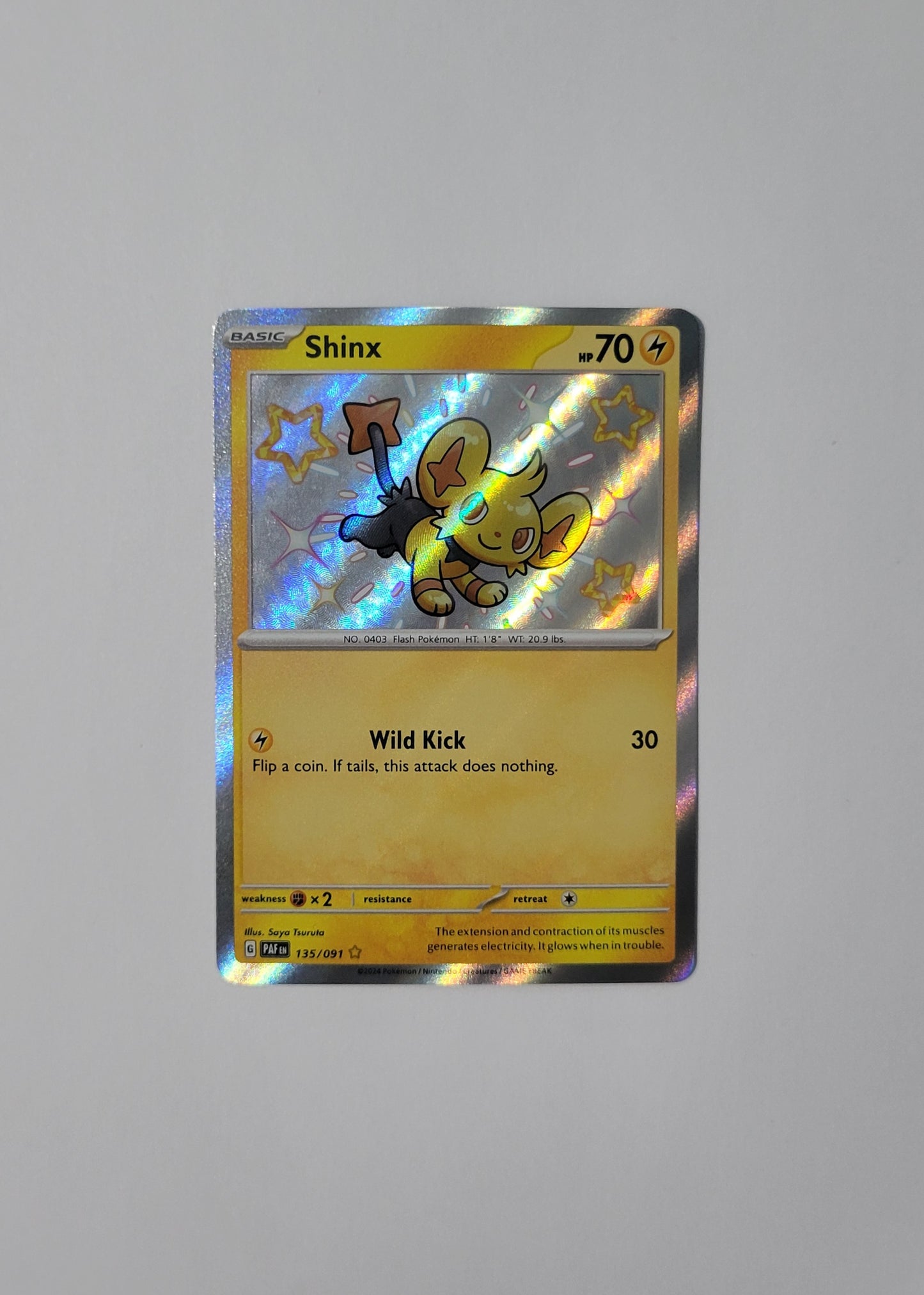 Shinx 135/091 - Shiny Holo - Paldean Fates
